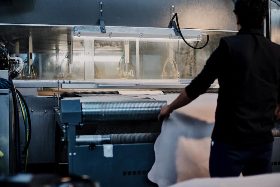 fotografo macchine industriali impianti lavorazione pelle sintex
