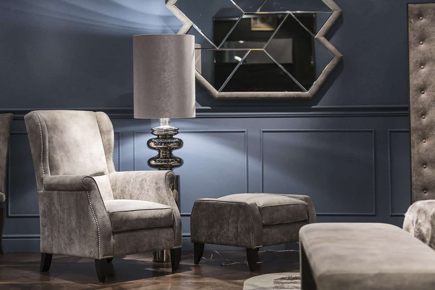 fotografo arredamento Vicenza ambienti living dettagli di arredamento smania allestimento stand fiera fotografo architettura