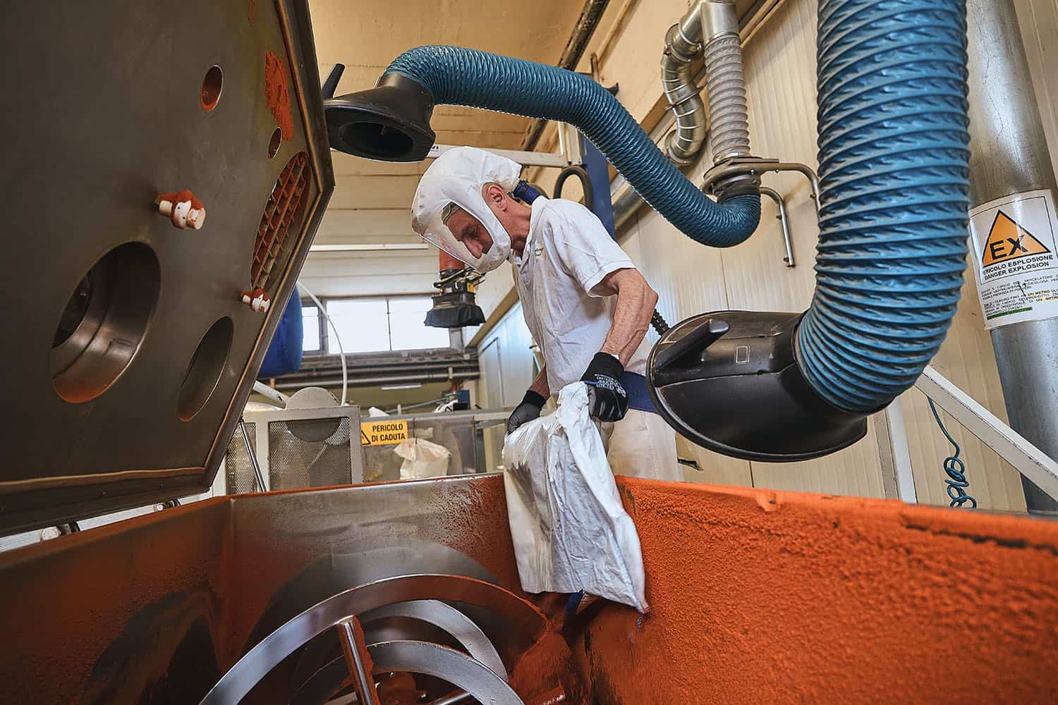 Fotografo reportage industriale alimentare cannamela spezie e condimenti